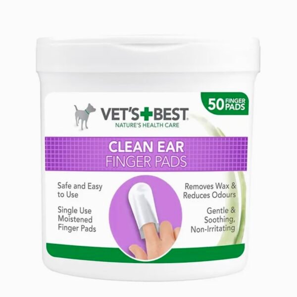 Vets Best Clean Ear Finger Pads