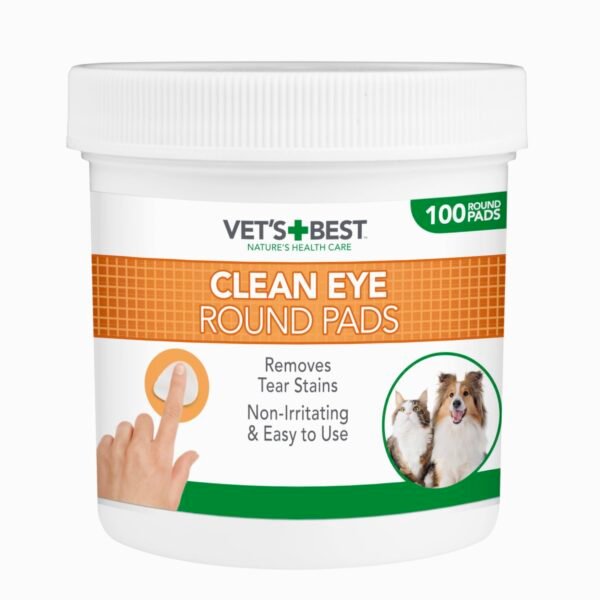 Vets Best Clean Eye Round Pads