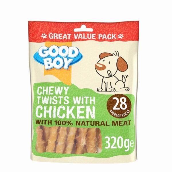 Goodboy chewy twist with chicken 320g