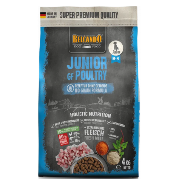 Belcando junior gf poultry m-xl 4kg