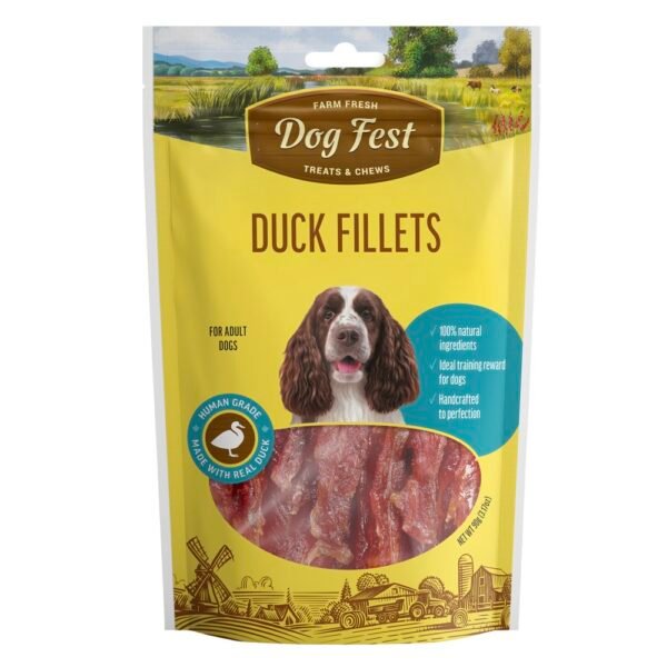 Dogfest duck fillet 90g