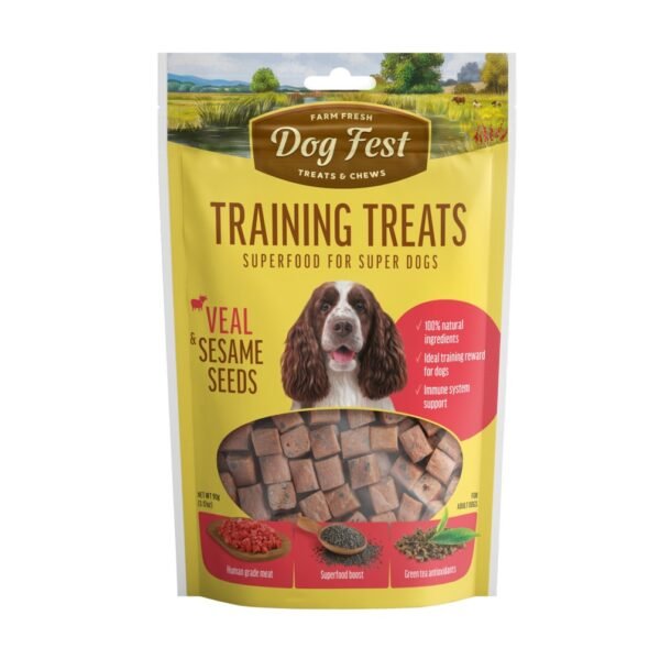 Dogfest training mix veal and sesame seeds 90g