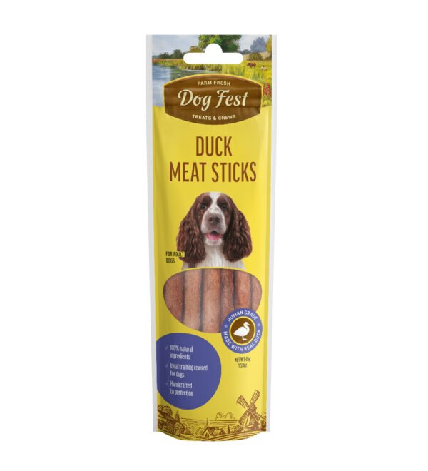 Dogfest duck meat sticks 45g