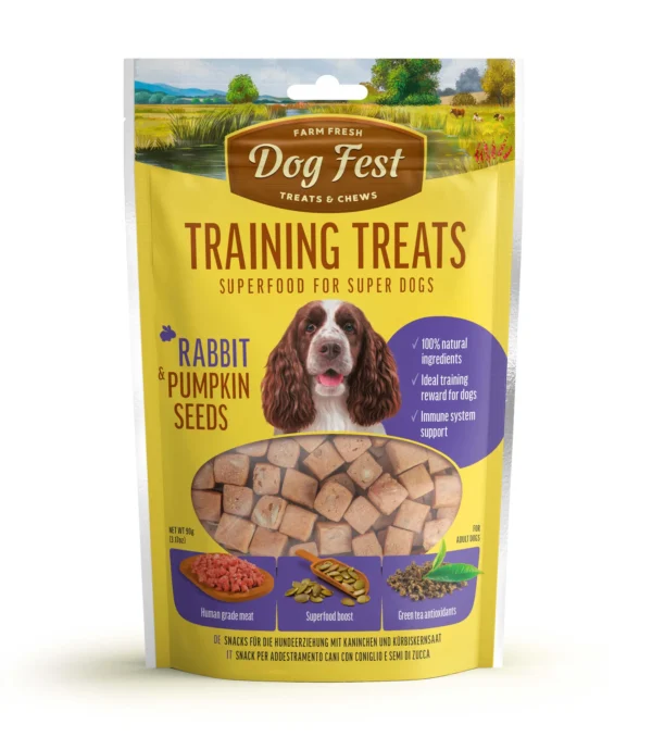 Dogfest training mix rabbit and pumpkin seeds 90g