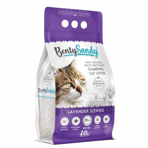 Benty sandy lavender cat litter 10L