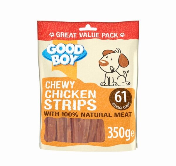 Goodboy chewy chicken strips 350g