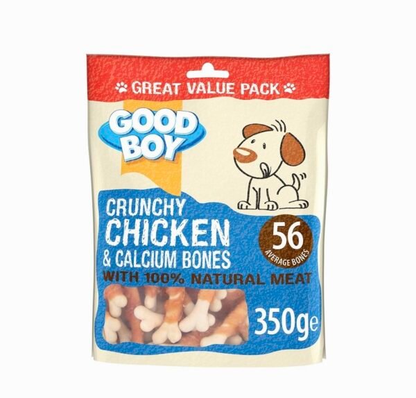 Goodboy crunchy chicken and calcium bones 350g